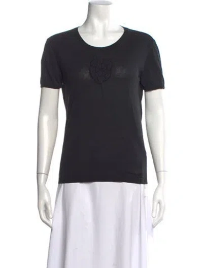 Pre-owned Chanel Vintage 2003 T-shirt In Black