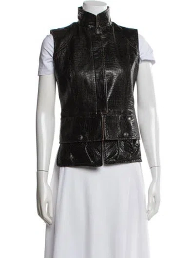 Pre-owned Chanel Vintage 2003 Vest In Brown
