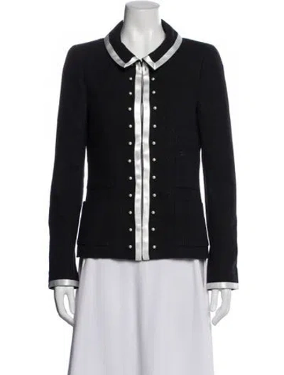 Pre-owned Chanel Vintage 2004 Blazer In Black