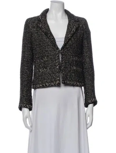 Pre-owned Chanel Vintage 2004 Blazer In Brown