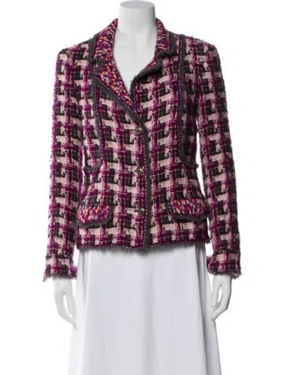 Pre-owned Chanel Vintage 2004 Blazer In Purple