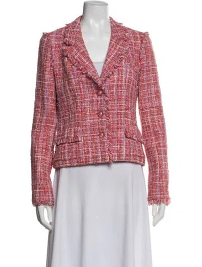 Pre-owned Chanel Vintage 2004 Blazer In Red