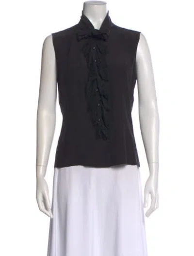Pre-owned Chanel Vintage 2004 Blouse In Black
