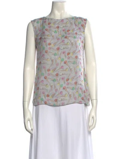 Pre-owned Chanel Vintage 2004 Blouse In Blue