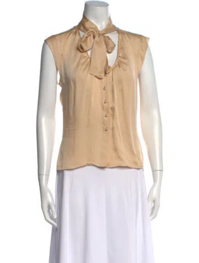 Pre-owned Chanel Vintage 2004 Blouse In Neutrals