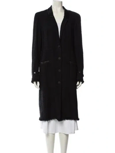 Pre-owned Chanel Vintage 2004 Coat In Black