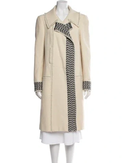 Pre-owned Chanel Vintage 2004 Coat In Neutrals