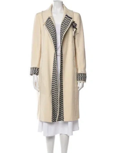 Pre-owned Chanel Vintage 2004 Coat In Neutrals