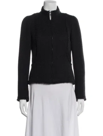 Pre-owned Chanel Vintage 2004 Evening Jacket In Black