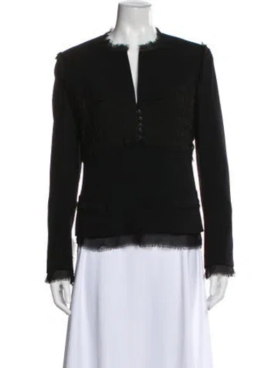 Pre-owned Chanel Vintage 2004 Evening Jacket In Black