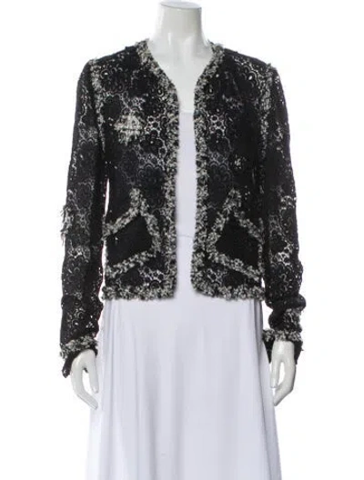 Pre-owned Chanel Vintage 2004 Evening Jacket In Black