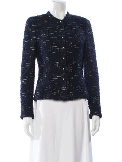 Pre-owned Chanel Vintage 2004 Evening Jacket In Blue