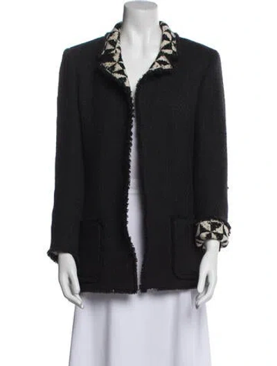 Pre-owned Chanel Vintage 2004 Jacket In Black
