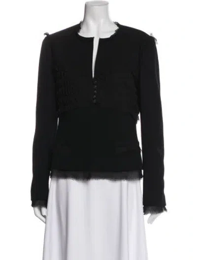 Pre-owned Chanel Vintage 2004 Jacket In Black