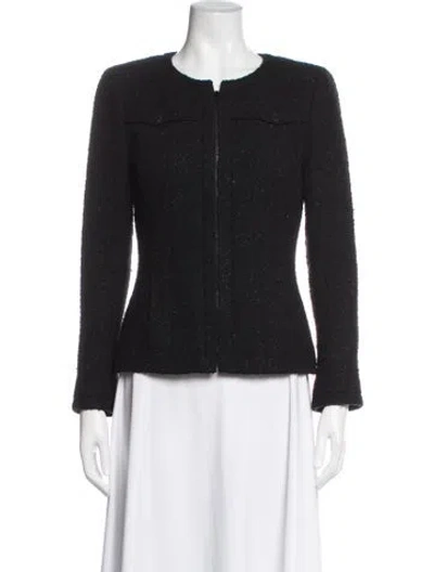 Pre-owned Chanel Vintage 2004 Jacket In Black