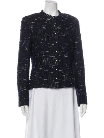 Pre-owned Chanel Vintage 2004 Jacket In Blue