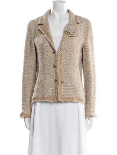 Pre-owned Chanel Vintage 2004 Jacket In Neutral