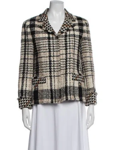 Pre-owned Chanel Vintage 2004 Jacket In Neutral