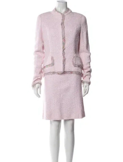 Pre-owned Chanel Vintage 2004 Skirt Set In Pink