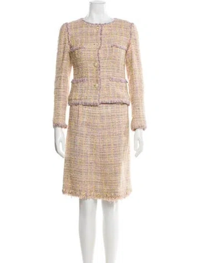 Pre-owned Chanel Vintage 2004 Skirt Suit In Multi