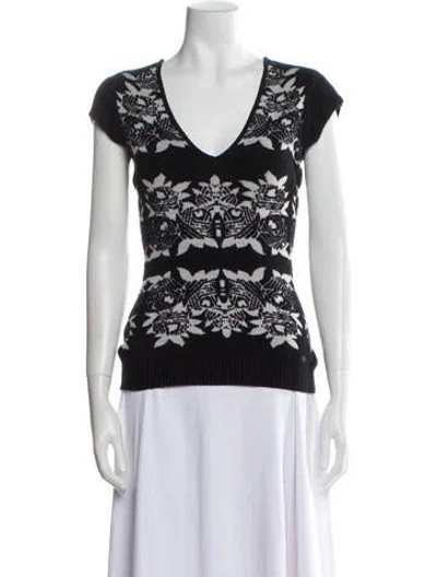 Pre-owned Chanel Vintage 2004 Sweater In Black