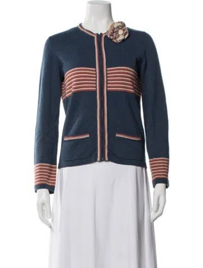 Pre-owned Chanel Vintage 2004 Sweater In Blue