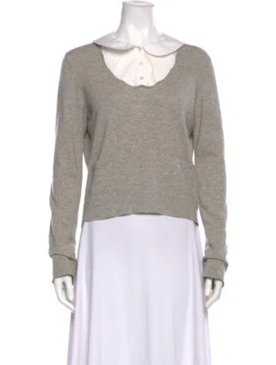 Pre-owned Chanel Vintage 2004 Sweater In Gray