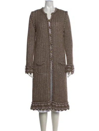 Pre-owned Chanel Vintage 2004 Sweater In Gray