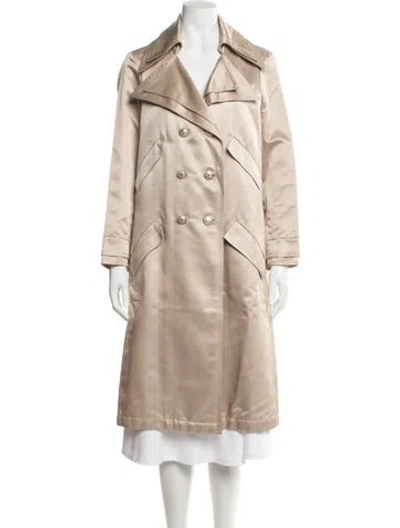 Pre-owned Chanel Vintage 2004 Trench Coat In Neutrals