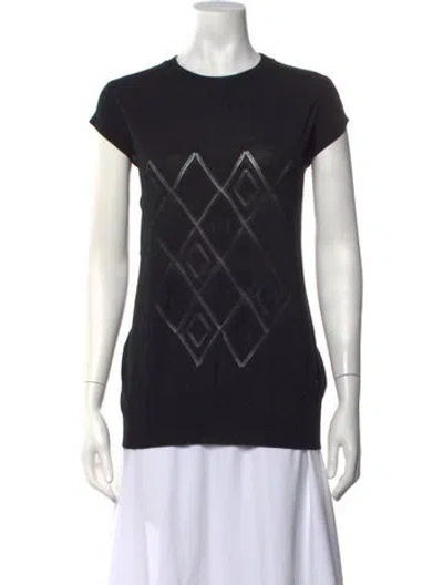 Pre-owned Chanel Vintage 2004 T-shirt In Black