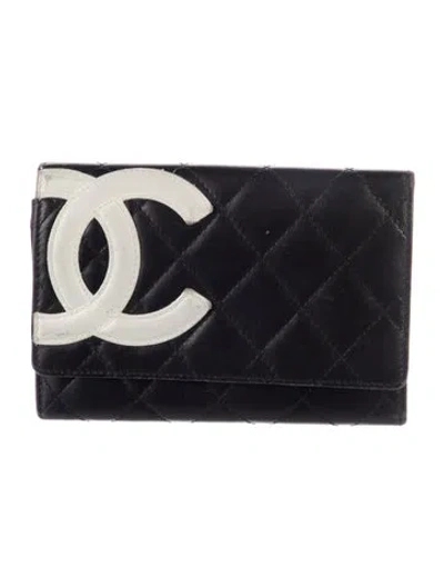 Pre-owned Chanel Vintage 2004-2005 Wallet In Black