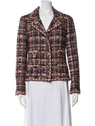 Pre-owned Chanel Vintage 2005 Blazer In Black