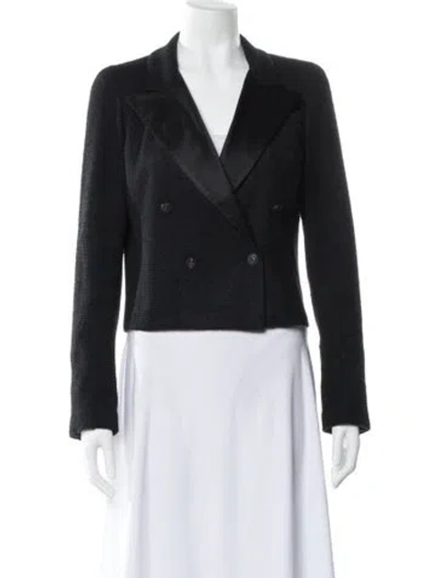 Pre-owned Chanel Vintage 2005 Blazer In Black