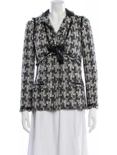 Pre-owned Chanel Vintage 2005 Blazer In Black
