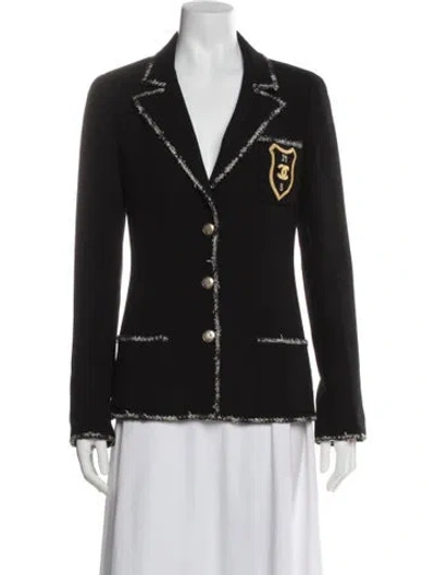 Pre-owned Chanel Vintage 2005 Blazer In Black