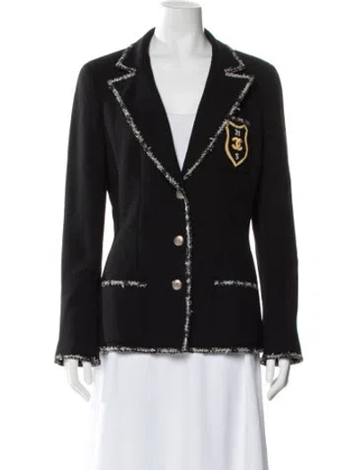 Pre-owned Chanel Vintage 2005 Blazer In Black
