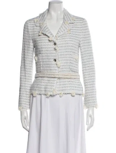 Pre-owned Chanel Vintage 2005 Blazer In Blue