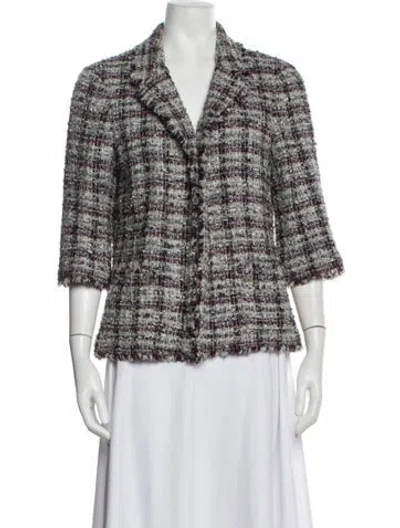 Pre-owned Chanel Vintage 2005 Blazer In Grey