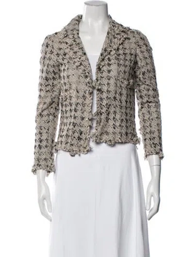 Pre-owned Chanel Vintage 2005 Blazer In Neutral