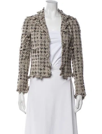 Pre-owned Chanel Vintage 2005 Blazer In Neutrals