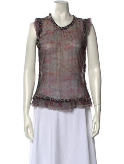 Pre-owned Chanel Vintage 2005 Blouse In Pink