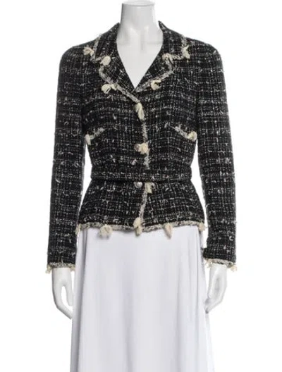 Pre-owned Chanel Vintage 2005 Coat In Blue