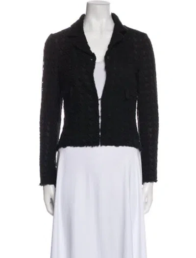 Pre-owned Chanel Vintage 2005 Evening Jacket In Black