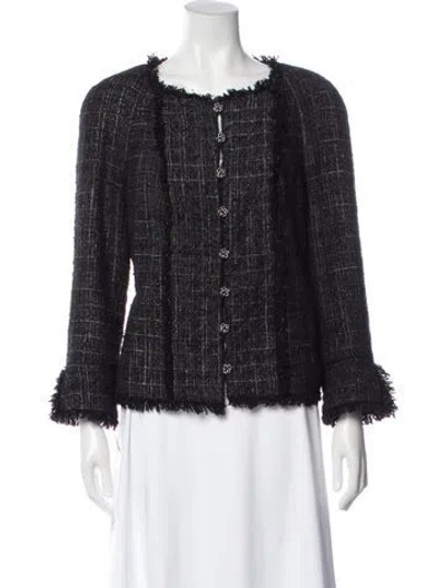 Pre-owned Chanel Vintage 2005 Evening Jacket In Black