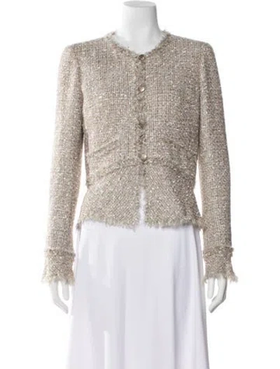 Pre-owned Chanel Vintage 2005 Evening Jacket In Gold