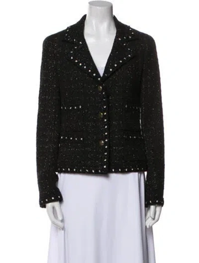 Pre-owned Chanel Vintage 2005 Jacket In Black