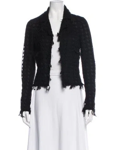 Pre-owned Chanel Vintage 2005 Jacket In Black