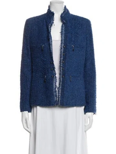Pre-owned Chanel Vintage 2005 Jacket In Blue