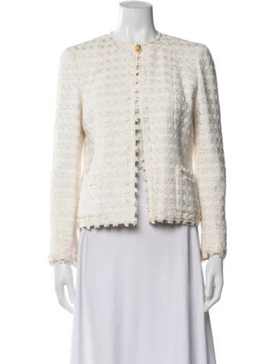 Pre-owned Chanel Vintage 2005 Jacket In Neutral