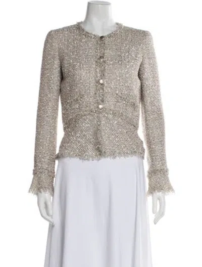 Pre-owned Chanel Vintage 2005 Jacket In Neutral